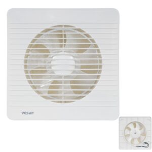 Exaustor e Ventilador 15 20 25cm Automático Para Banheiro e Quarto