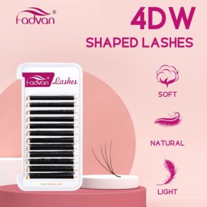 Fadvan 4D W Extensões De Cílios Em Forma De Volume Preamde Ventilador — Ar e Ventilação