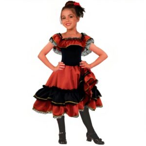 Fantasia Infantil Espanhola Feminina Alta Costura Super Premium com