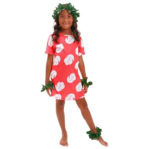 Fantasia Infantil Lilo Havaiana Com Acessórios Tropicais — Brinquedos