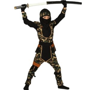 Fantasia Infantil pra Menino Carnaval e Halloween Roupa Ninja