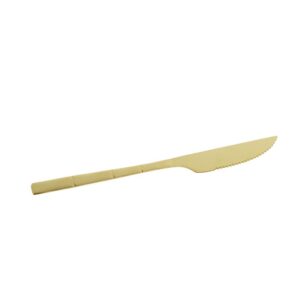Faqueiro 16 Peças Lyor Bambu Elegant de Aço Inox Champanhe