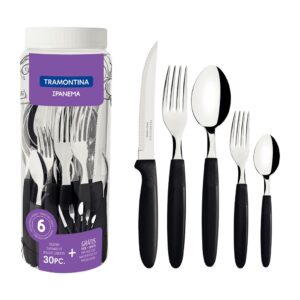 Faqueiro Tramontina Ipanema 30 peças com Lâminas em Aço Inox serve 6