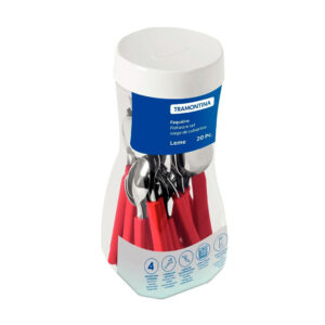 Faqueiro Tramontina Leme Lâminas Aço Inox Cabos Polipropileno