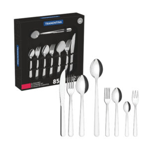 Faqueiro Tramontina Malibu Em Aço Inox 85 Peças — Cozinha e Utensílios