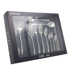 Faqueiro Wolff Viena 54 Peças De Aço Inox