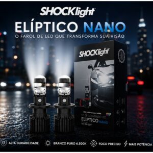 Farol Led Mini Projetor Elíptico Canhão Fácil Instalação — TV e Vídeo
