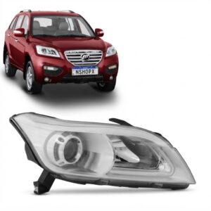 Farol X60 2013 2014 2015 2016 Com Led Projetor e Motor Máscara Cromada — TV e Vídeo