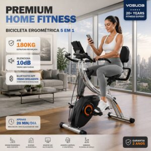 Fed Bicicleta Spinning Ergométrica Magnética Volante 11kg Silenciosa