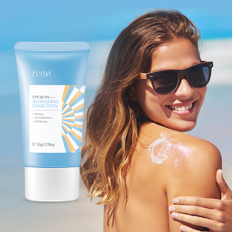 Fenyi Protetor Solar Refrescante Clareador PA Proteção UV Aquoso 50g — Skincare