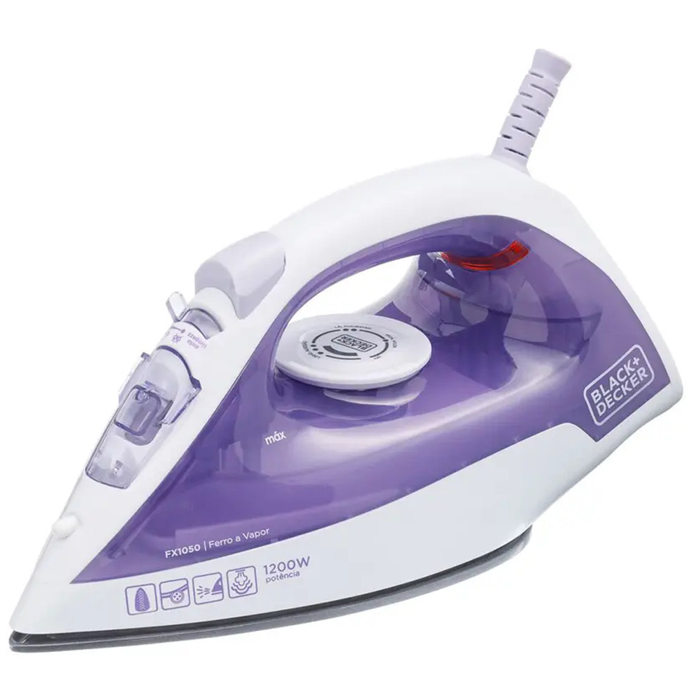 Ferro de Passar a Vapor 1200W Black Decker