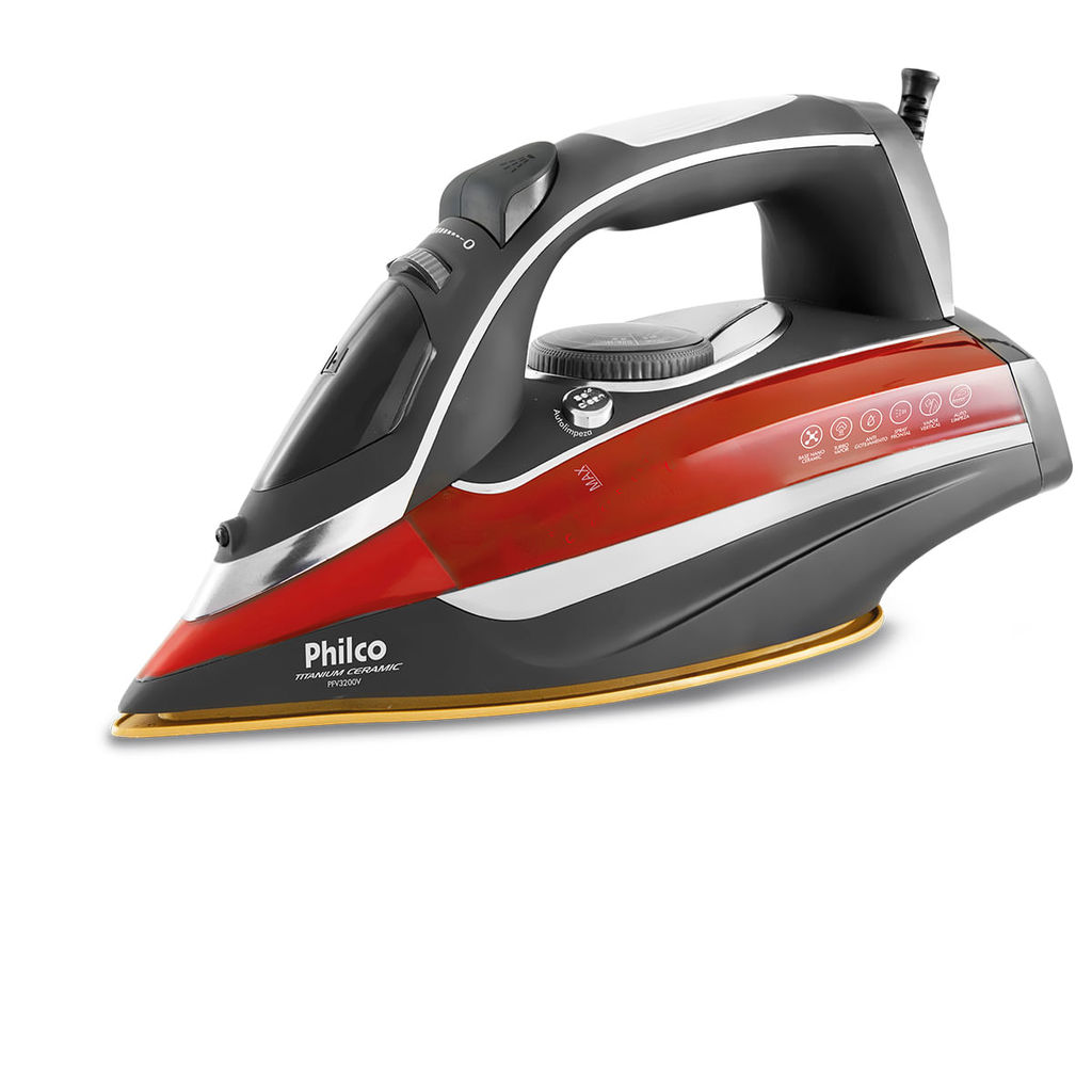 Ferro de Passar a vapor Titanium Ceramic Philco PFV3200V — Eletroportáteis