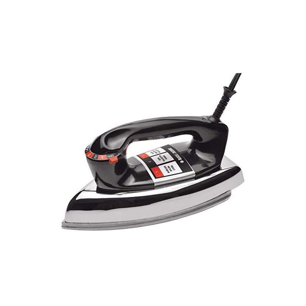 Ofertas de Eletroportáteis: Ferro de Passar Roupa a Seco Black+Decker VFA1110TM2 Preto 110V com 78% de desconto Ofertas de Eletroportáteis: Ferro de Passar Roupa a Seco Black+Decker VFA1110TM2 Preto 110V com 78% de desconto