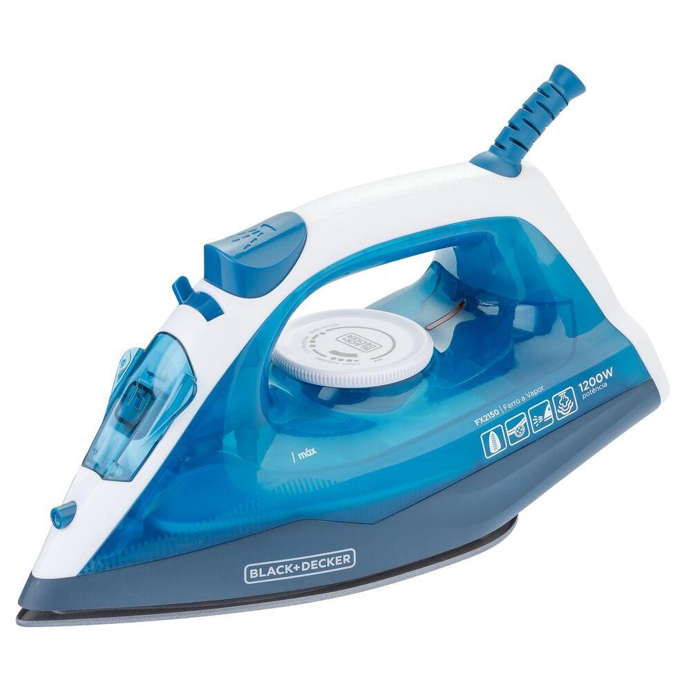 Ferro de Passar Roupa à Seco ou Vapor Black+Decker Capacidade 240ml — Eletroportáteis