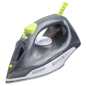 Ferro de Passar Roupa Elétrico a Vapor Black&Decker Base Antiaderente