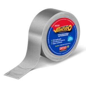 Fita adesiva 44 mm x 25 m Silver tape Dryko