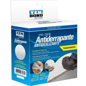 Fita adesiva antiderrapante transparente 50 mm x 5 m TekBond