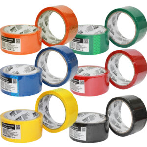 Fita Adesiva Larga 45m Por 45mm Varias Cores Para Uso Geral Embalagem