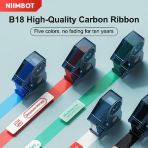 Fita De Carbono À Base De Resina Niimbot N1 14mm 16m De Longa Duração