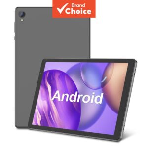 Fitifun Tablet Android 14 tela 10,0 pol. suporta Wi-Fi 6 5G; capa