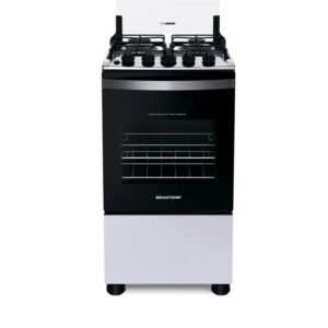 Fogão 4 Bocas Acendimento Automático Clean Bfo4nbb Brastemp Cor Branco