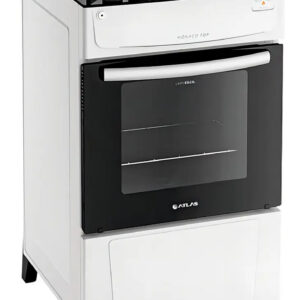 Fogão 4 Bocas Atlas Mônaco Top Glass Acendimento Automático Cor Branco — Cozinha (grandes)