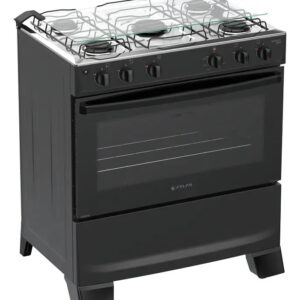 Fogão 5 Bocas Atlas Mônaco Plus com Mesa de Inox e Forno de 82 Litros — Cozinha (grandes)