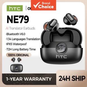 Fone de Ouvido Bluetooth Htc NE79, Fones com Tradução em Tempo Real