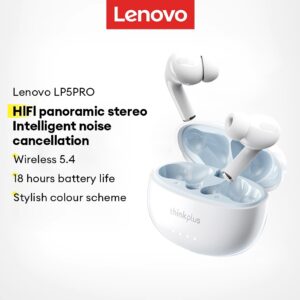 Fone De Ouvido Bluetooth Lenovo LP5 Pro Com Controle De Toque