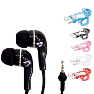 Fone De Ouvido Com Fio Estéreo Com Microfone Cores Sortidas Ouvir