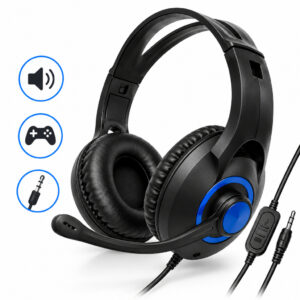 Fone de Ouvido Com Fio Lehmox Original Headphone Gamer Para Pc Ps4