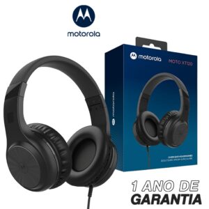 Fone de Ouvido com fio Original Motorola Moto XT 120, Som HD e