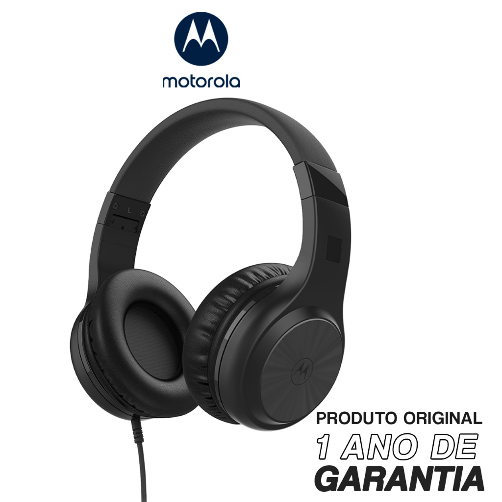 Fone de Ouvido com fio Original Motorola Moto XT 120, Som HD e