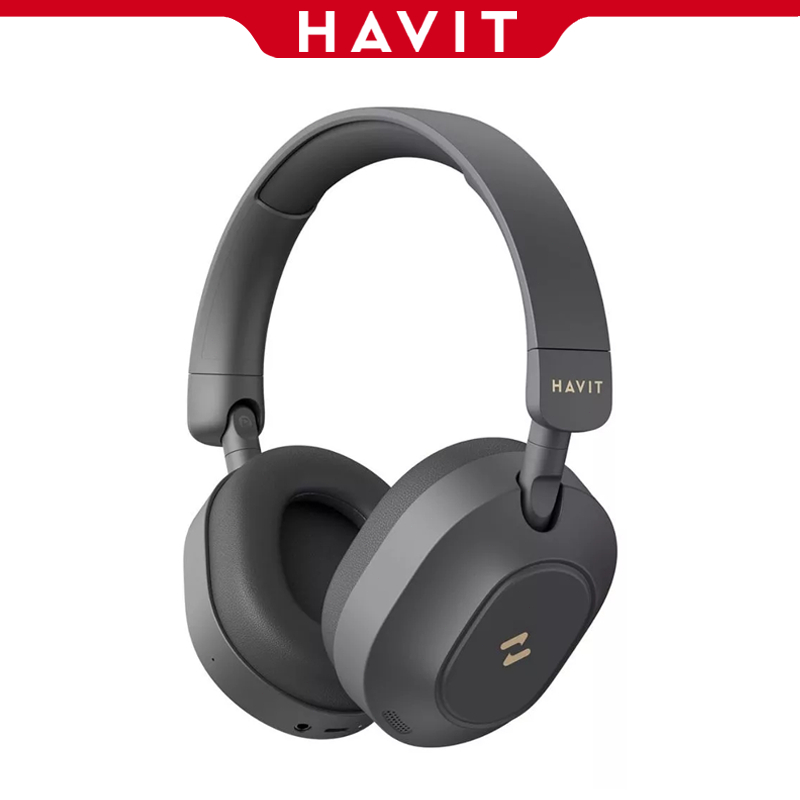 Fone De Ouvido Headphone Havit H668BT Bluetooth com Cancelamento de — Áudio e Fones
