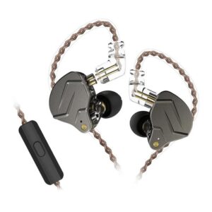 Fone de Ouvido KZ Zsn Pro, Com Microfone, Preto