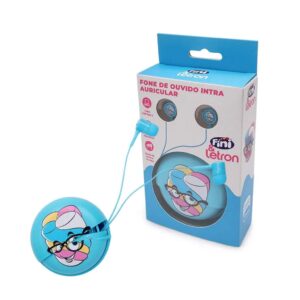 Fone de Ouvido Marshmallow Fini Intra Auricular com Fio 1M Letron