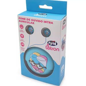 Fone DE Ouvido Marshmallow Fini Intra Auricular Com Fio 1M Letron