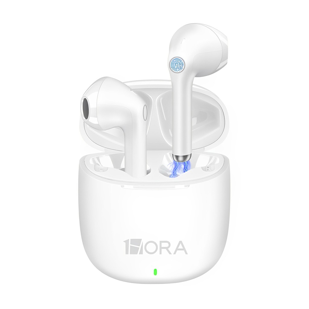 Fone de Ouvido Sem Fio 1HoraAut201b Bluetooth 5.3 Branco — Áudio e Fones