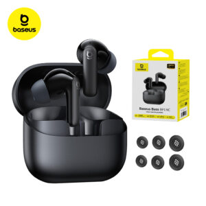 Fone De Ouvido Sem Fio Baseus BP1 NC ANC 41Horas de Música Bluetooth