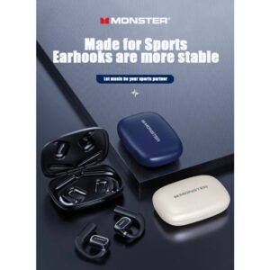 Fone de Ouvido Sem Fio Monster Bluetooth v5.3