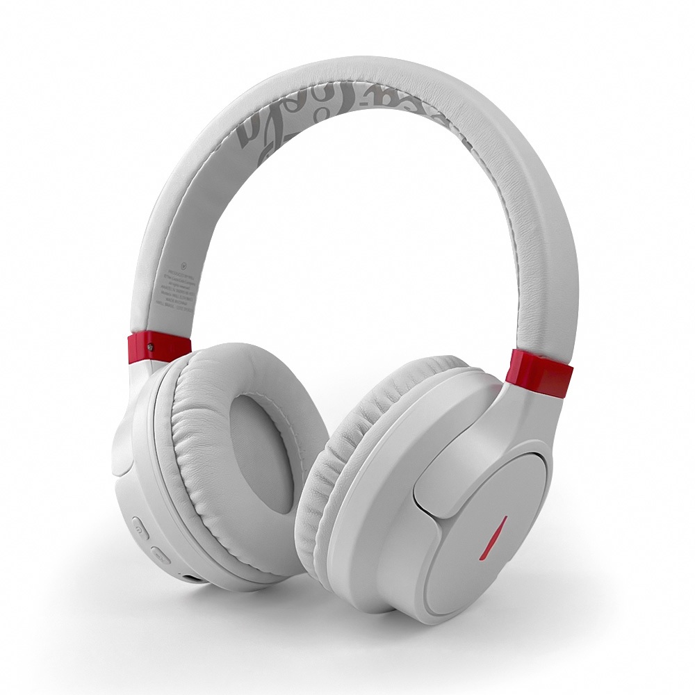Fone de Ouvido Wireless Branco Elite Bass Headphone Coca-Cola — Áudio e Fones