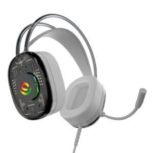 Fone Headset Gamer RGB P2 USB Flexível Com Fio