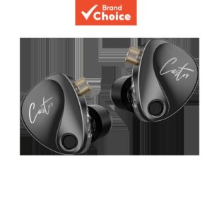 Fones De Ouvido KZ Castor Com Fio À Prova D’água Dual Dynamic Driver