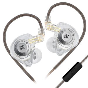Fones De Ouvido KZ Edx Pro X Com Fio Driver Dinâmico HiFi Bass