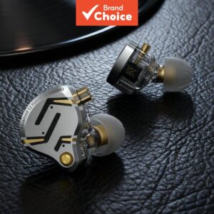 Fones De Ouvido KZ Pro 2 Iem 1DD 5BA HiFi Híbridos Com Fio Monitores