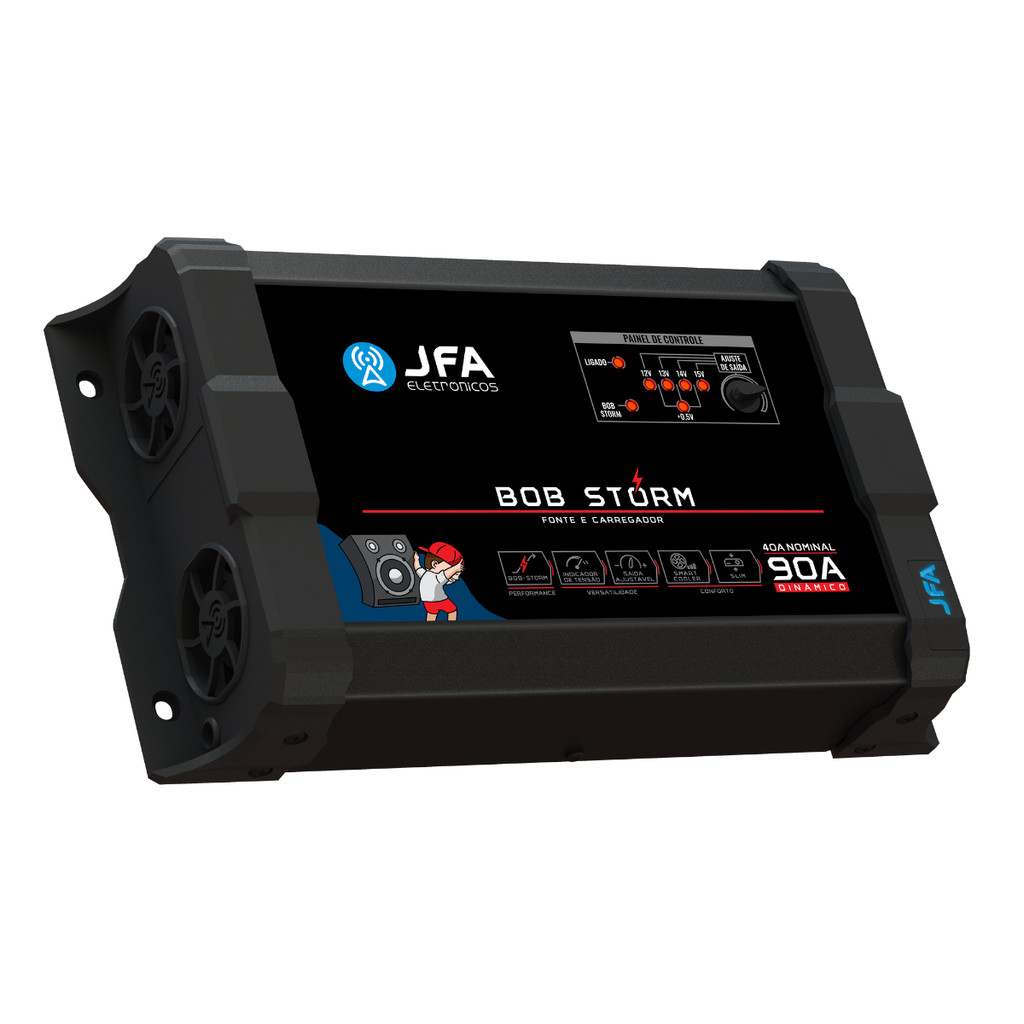 Fonte Automotiva Jfa Bob Storm 90a Bivolt Carregador