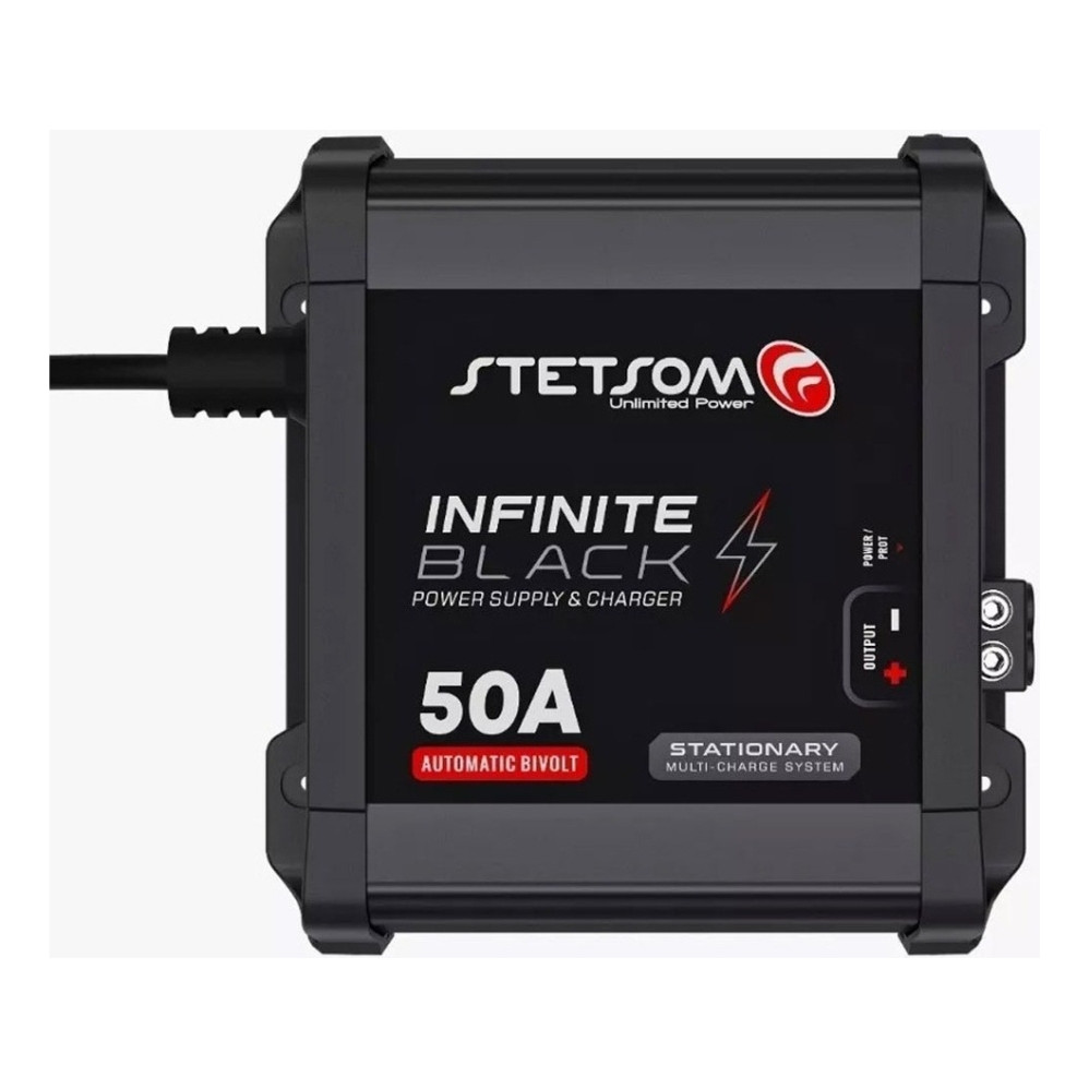 Fonte Automotiva Stetsom Infinite 50a Bivolt Carregador Black