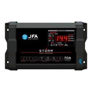 Fonte Carregador Automotivo Jfa Storm 70a Bivolt com voltimetro
