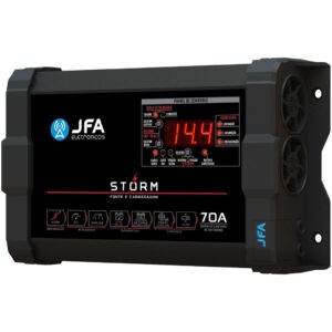 Fonte Carregador Automotivo Jfa Storm 70A Bivolt Voltímetro