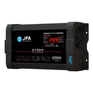 Fonte Carregador Jfa Storm 200A Bivolt Automático Som Automotivo 12V